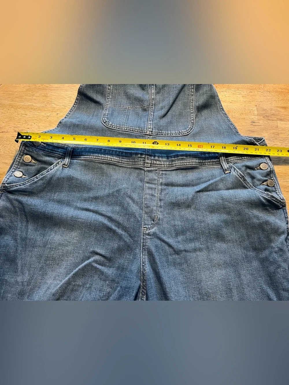 Sonoma Relaxed Denim Short Overalls - Blue